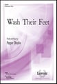 Wash Their Feet SATB choral sheet music cover